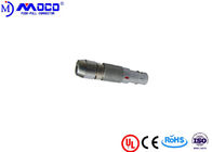 00B Series M7 Miniature 4 Pin Connector , Quick Release Cylindrical Connectors